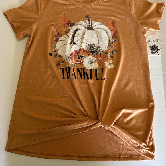 Thankful Pumpkin T-Shirt - Picture 2 of 9